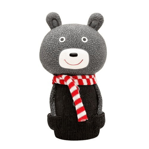 Salvadanaio In Metallo Con Orso