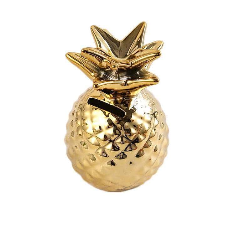 Salvadanaio Ananas Dorato