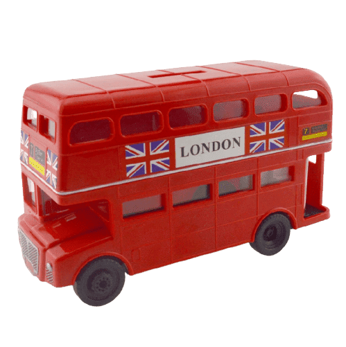 Salvadanaio Inglese Per Autobus
