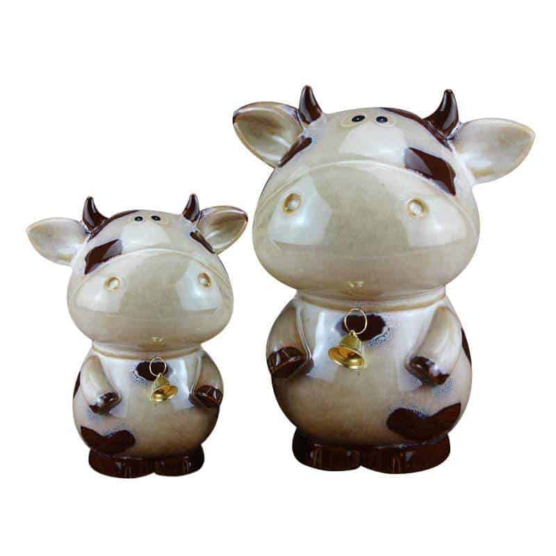 Salvadanaio A Forma Di Mucca Grande