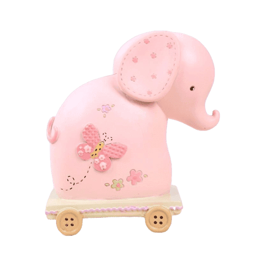 Salvadanaio Elefante Rosa