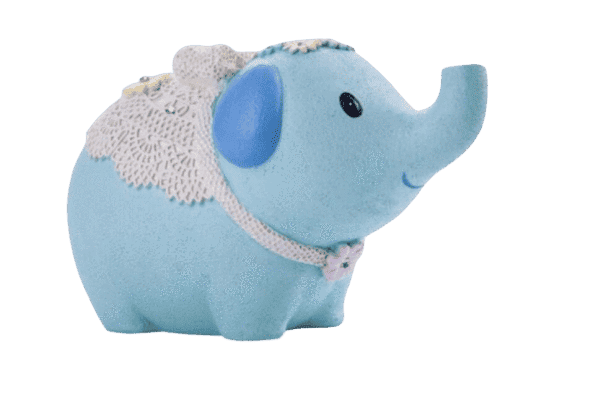 Salvadanaio Elefante Blu