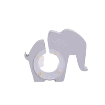 Salvadanaio In Legno A Forma Di Elefante