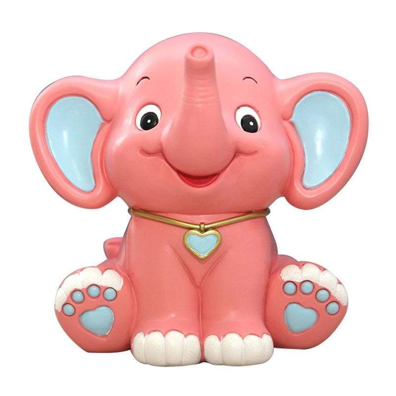 Salvadanaio In Plastica A Forma Di Elefante
