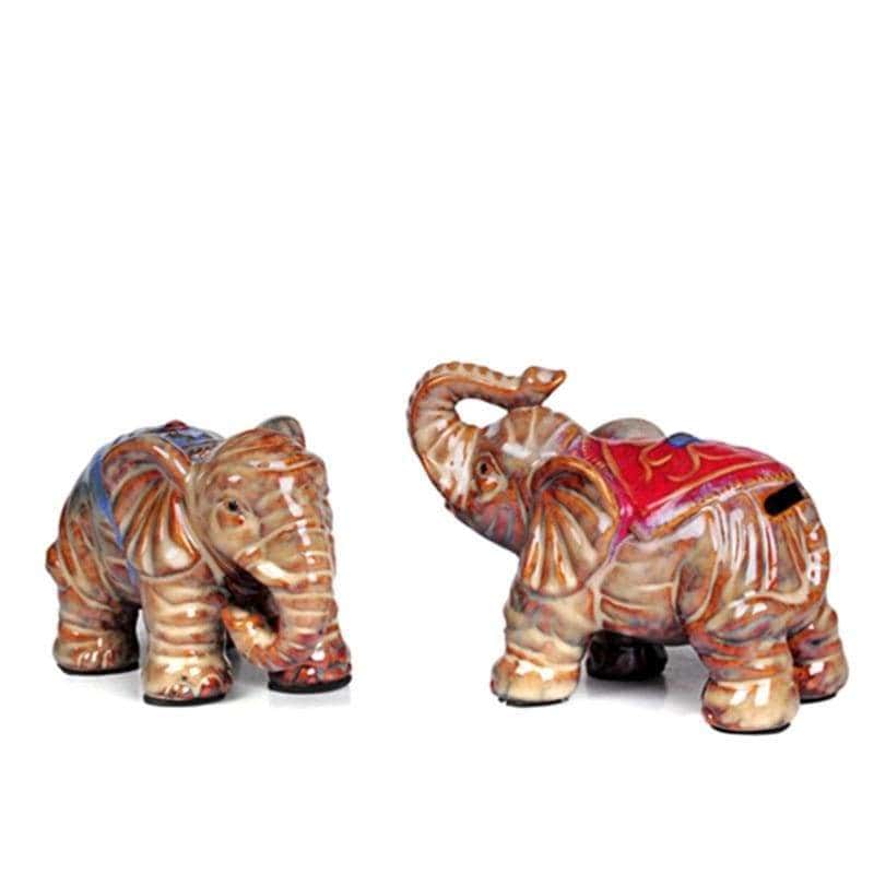 Salvadanaio Vintage A Forma Di Elefante