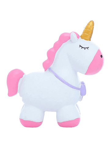 Salvadanaio Unicorno In Plastica