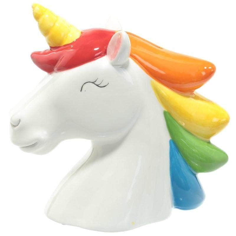 Salvadanaio Unicorno Arcobaleno