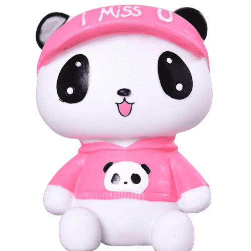 Salvadanaio Ragazza Panda