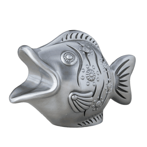 Salvadanaio In Metallo A Forma Di Pesce