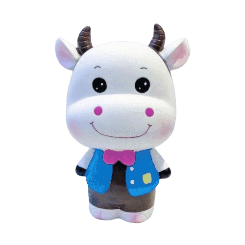 Divertente Salvadanaio A Forma Di Mucca